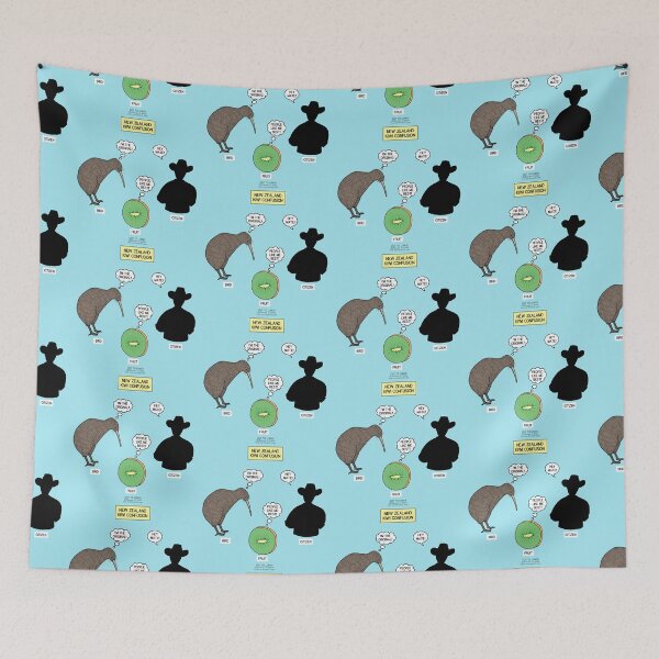 Item preview, New Zealand Kiwi Confusion designed and sold by Out to Lunch Cartoons and More.
