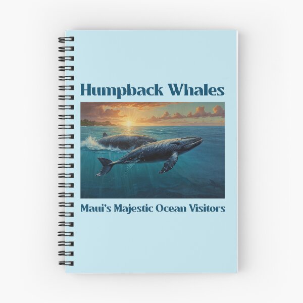 Item preview, Humpback Whales Maui's Visitors Funny Maui designed and sold by Sachie's Studio.