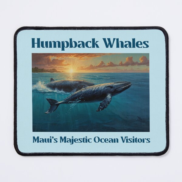 Item preview, Humpback Whales Maui's Visitors Funny Maui designed and sold by Sachie's Studio.