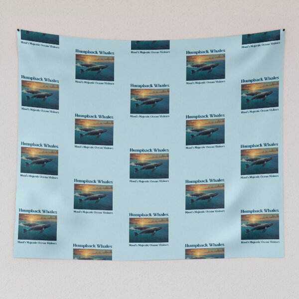 Item preview, Humpback Whales Maui's Visitors Funny Maui designed and sold by Sachie's Studio.