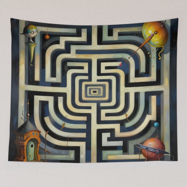 Item preview, An Artistic image of a Maze designed and sold by Nomad-Maynard.