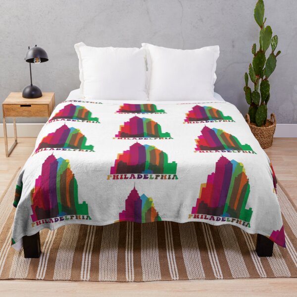 Item preview, Colorful Philadelphia Skyline designed and sold by ALIOOMEKK75.