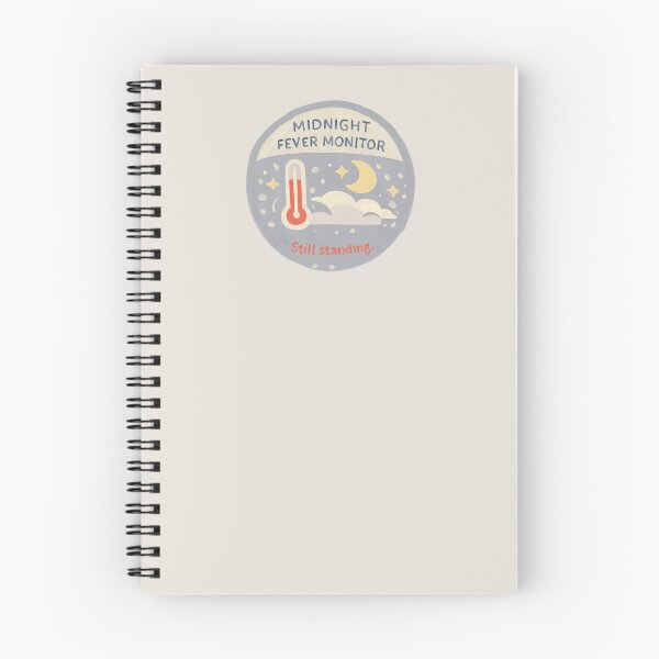 Item preview, Midnight Fever Monitor - Parenting Merit Badge designed and sold by AtelierBrumeArt.