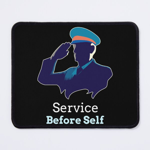Item preview, Service Before Self Military Veteran designed and sold by PTMerchco.