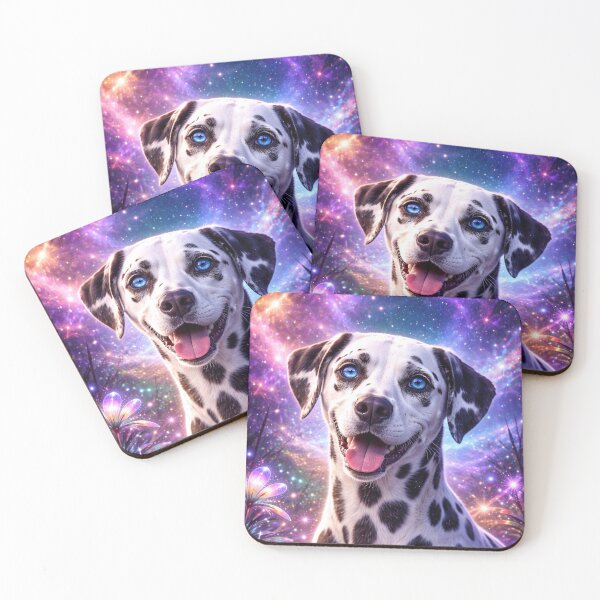 Item preview, Dalmatian in Space – Cosmic Galaxy Dog Art designed and sold by ImaginingNebulae.