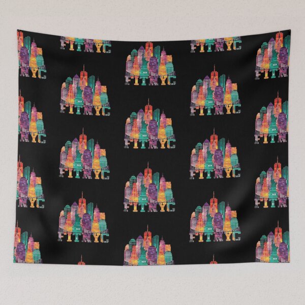 Item preview, Colorful FIT NYC Skyline designed and sold by ALIOOMEKK75.