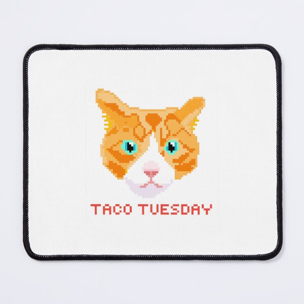Item preview, Flanoy the cat taco tuesday pixel art merch! designed and sold by LaylaPiglet.