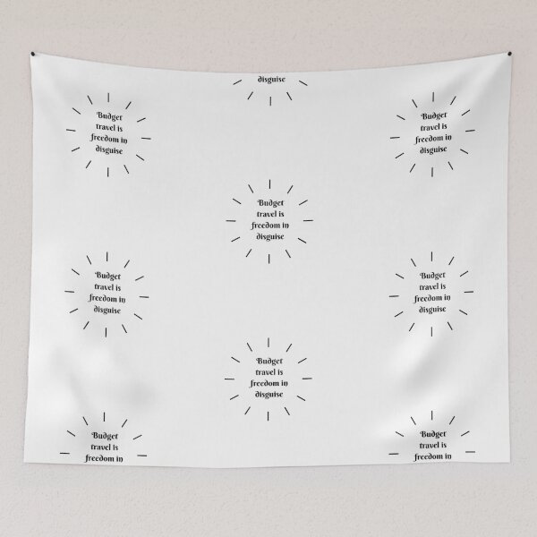Item preview, Budget Travel Is Freedom In Disguise designed and sold by Zoaluxe.