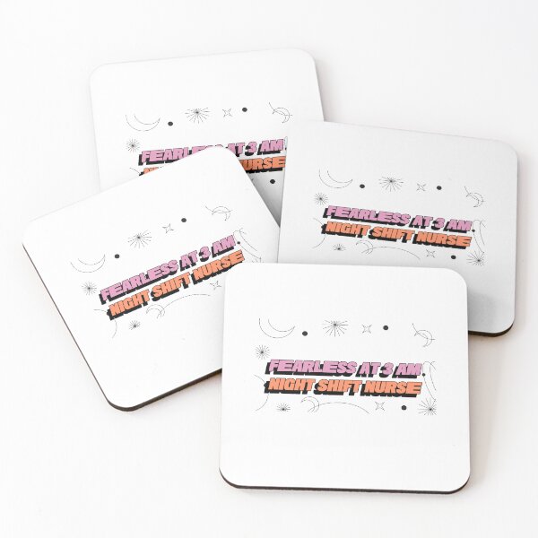 Item preview, Fearless at 3AM - Night Shift Nurse Funny RN Coffee Hospital  designed and sold by CreationsAA.