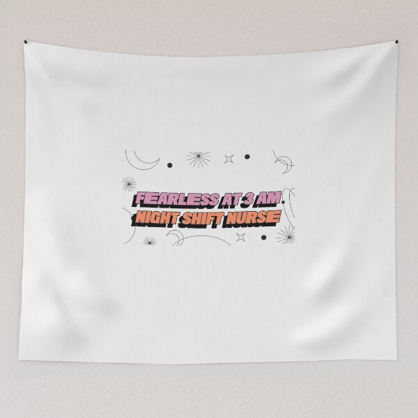 Item preview, Fearless at 3AM - Night Shift Nurse Funny RN Coffee Hospital designed and sold by DesignbyAACreations .