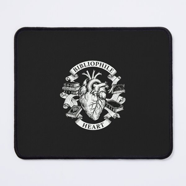 Item preview, Bibliophile Anatomical Heart | Booktok Dark Academia Reader designed and sold by VENOHA.