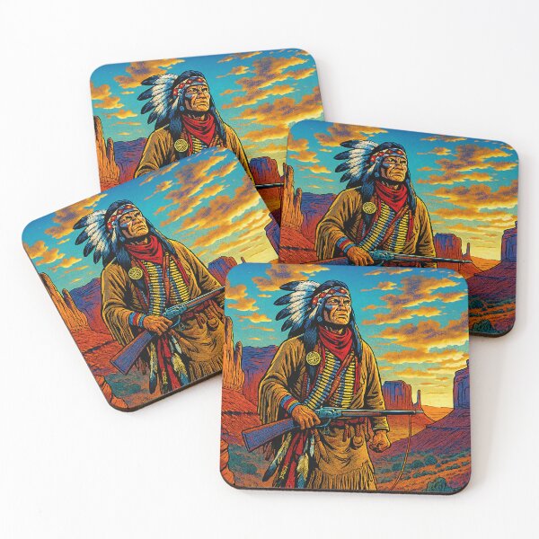 Item preview, Geronimo - Apache Warrior  designed and sold by EASNFTCOL.