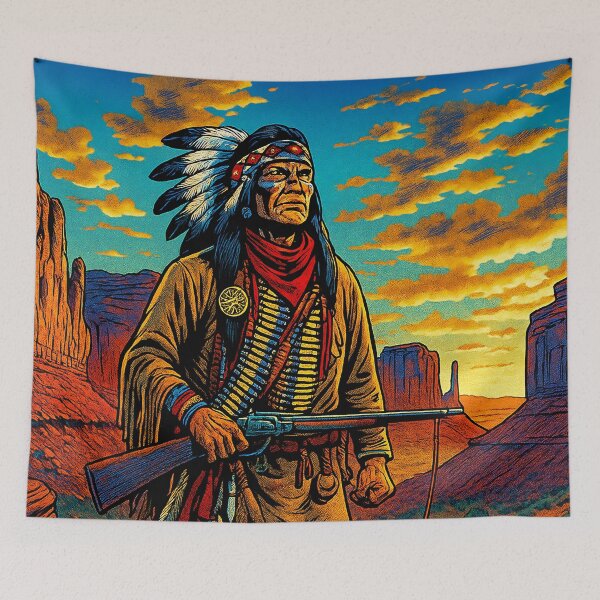 Item preview, Geronimo - Apache Warrior  designed and sold by EASNFTCOL.