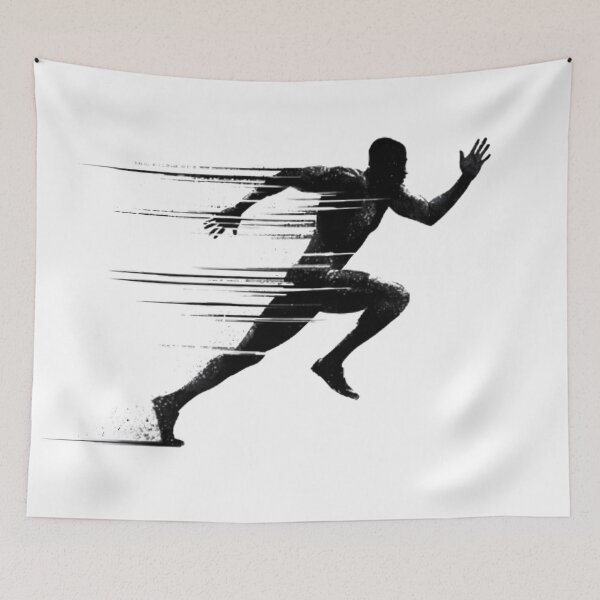 Item preview, Dynamic Marathon Runner designed and sold by Retro Whimsy.