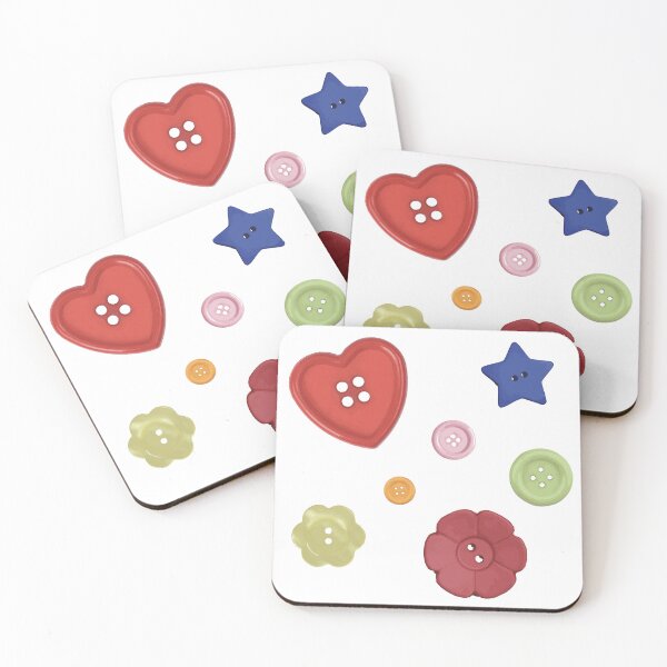 Item preview, cute button sticker pack designed and sold by retrocreations|.