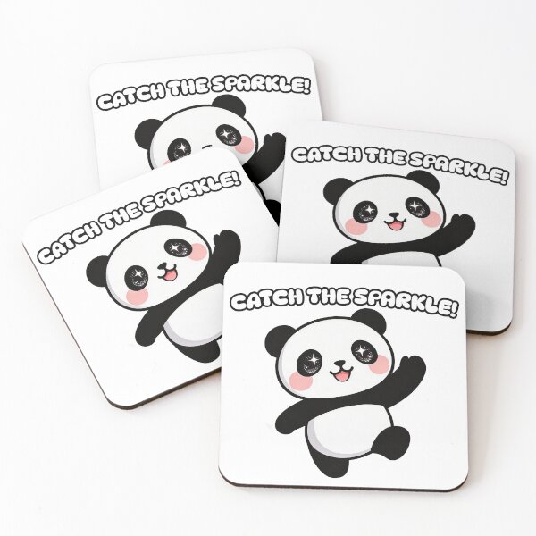 Item preview, Catch the Sparkle Cute Panda Art designed and sold by asmodeusX.