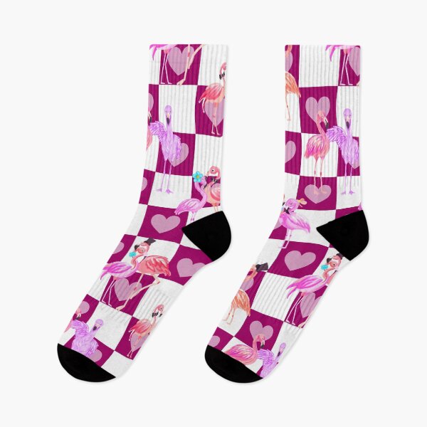 Item preview, Flamingo In Love-magenta Flamingo Pink designed and sold by Fabricatemyart.