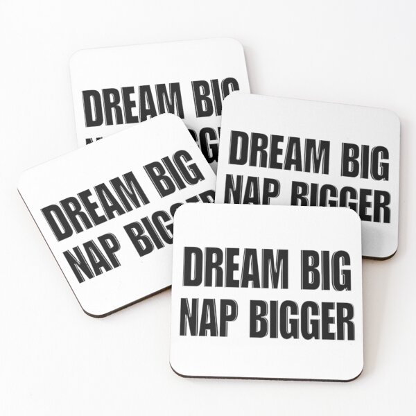 Item preview, Dream big nap bigger quote design  designed and sold by Haevora.