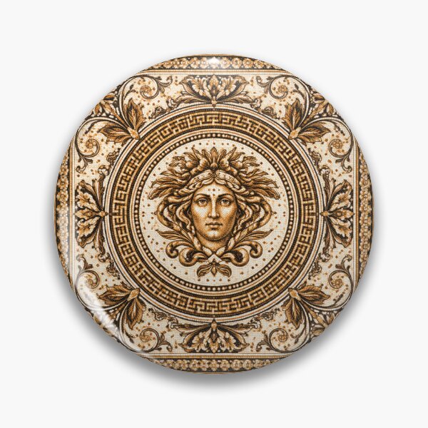 Item preview, Ancient Greek Mosaic Medusa Classical Art designed and sold by Myra365Art.
