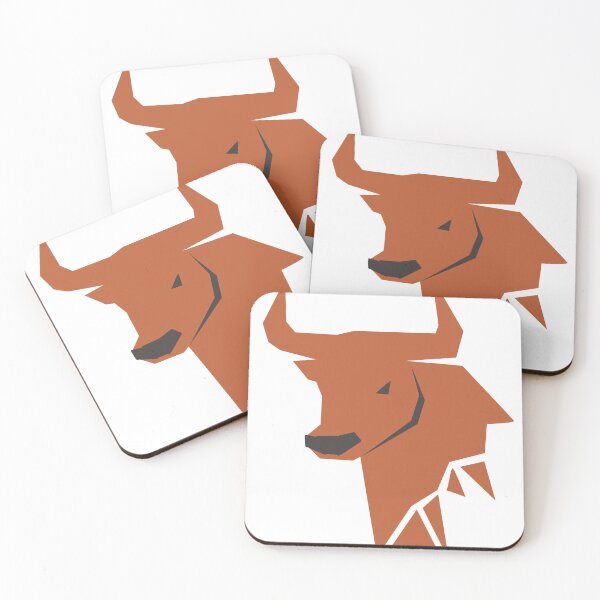 Item preview, Bronze Bull Zodiac – Minimal Taurus Silhouette Design designed and sold by Theo86.