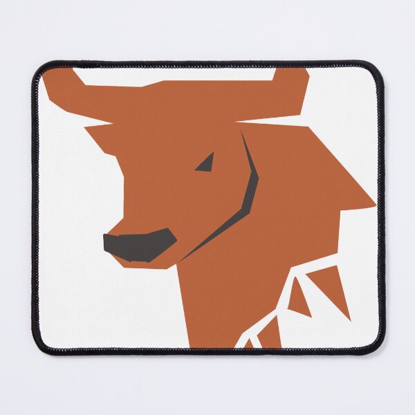 Item preview, Bronze Bull Zodiac – Minimal Taurus Silhouette Design designed and sold by Theo86.
