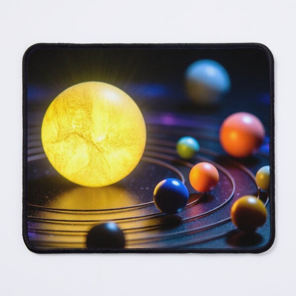 Item preview, Solar System 3D Illustration designed and sold by Desikhanna123.