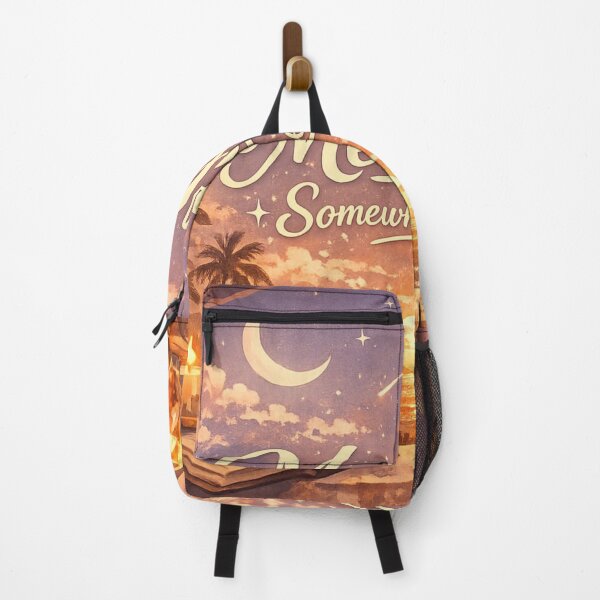 Item preview, Mentally Somewhere Else – Dreamy Sunset Aesthetic Quote Design designed and sold by Sanika arts .