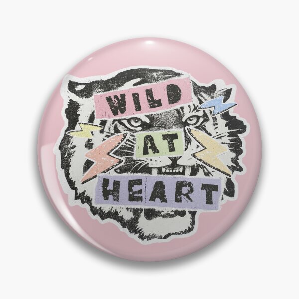 Item preview, Wild at Heart — Retro Tiger Collage Design designed and sold by HotFluff.