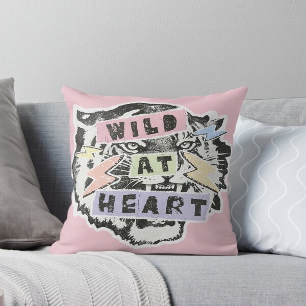 Artikelvorschau, Wild at Heart — Retro Tiger Collage Design entworfen und verkauft von HotFluff.