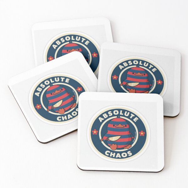 Item preview, Absolute Chaos | Red and Blue Striped Chaos Bird Sticker designed and sold by Big Magic Designs.