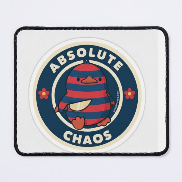 Item preview, Absolute Chaos | Red and Blue Striped Chaos Bird Sticker designed and sold by Big Magic Designs.