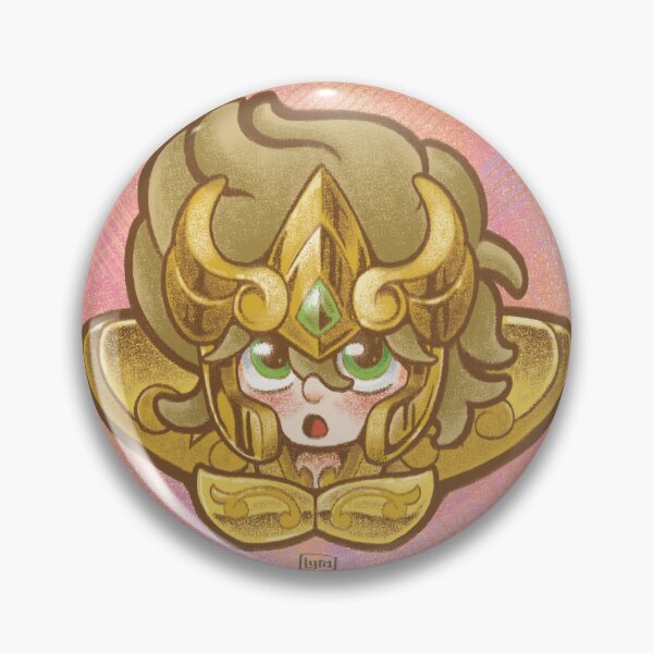 Item preview, Aioria - Saint Seiya Chibi designed and sold by lyraags.