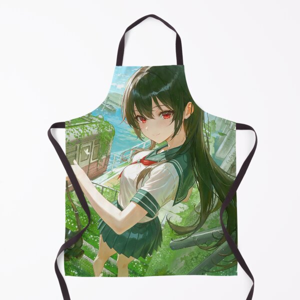 Item preview, Post-Apocalyptic Sakura Schoolgirl – Green Anime Aesthetic designed and sold by Green Sama.