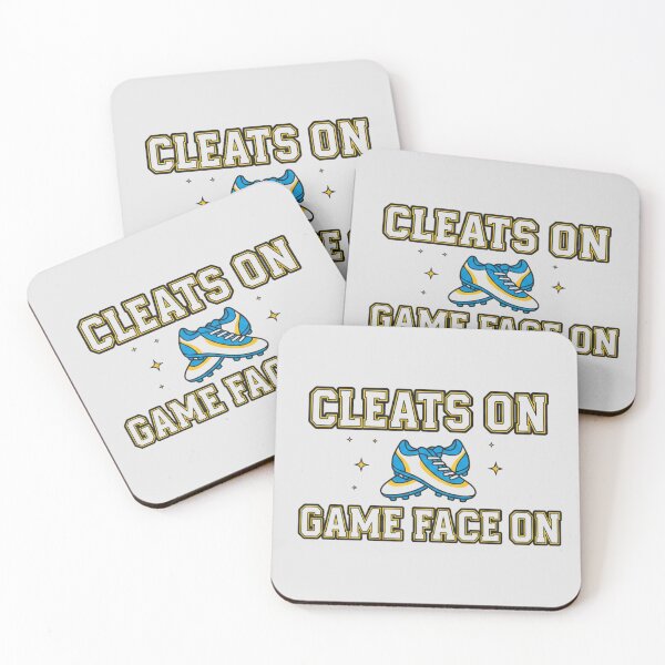 Item preview, Cleats On Game Face On - Varsity Sports Graphic designed and sold by LoudVictory.