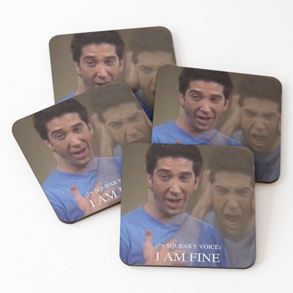 Item preview, "I am fine" - Ross designed and sold by BANANASAURUS02.