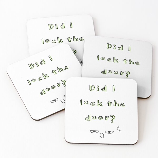Item preview, Did I Lock the Door? – Overthinking Art designed and sold by mintmono-studio.