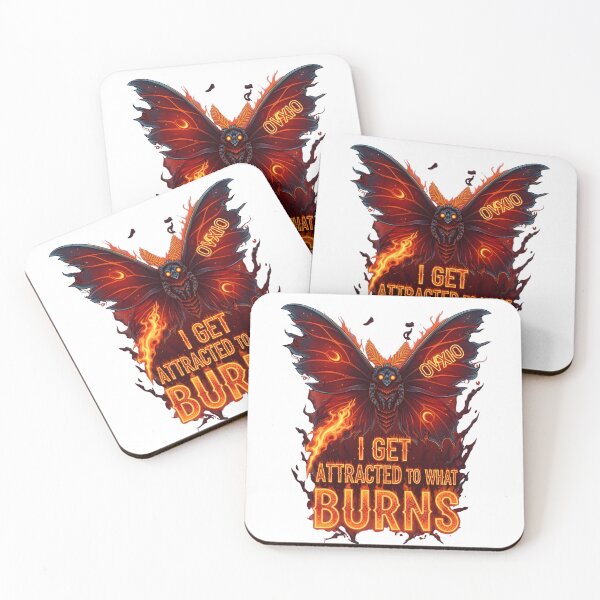 Item preview, I Get Attracted To What Burns - Fiery Moth Edgy Art designed and sold by OVXIO.
