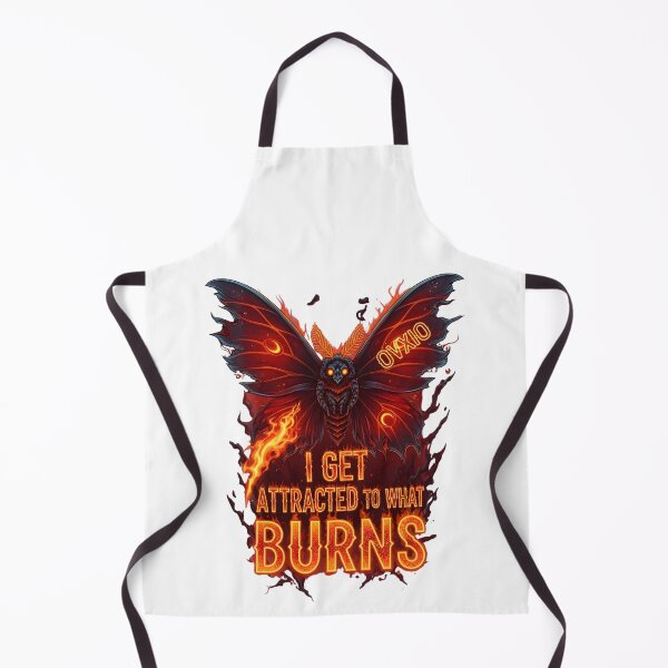 Item preview, I Get Attracted To What Burns - Fiery Moth Edgy Art designed and sold by OVXIO.