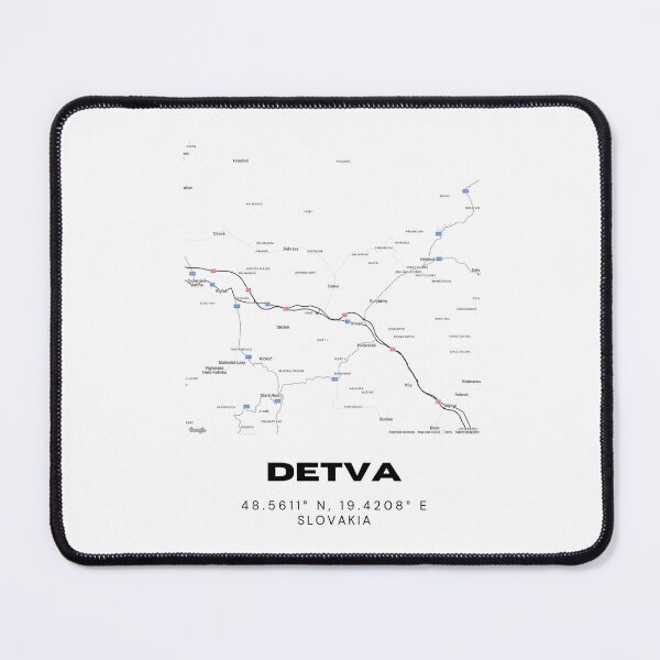 Item preview, Detva Slovakia Minimalist City Map | Clean Street Layout Art designed and sold by RM-Journey.