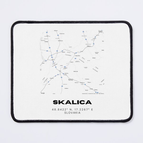 Item preview, Skalica Slovakia Minimal Map Art | Modern City Street Design designed and sold by RM-Journey.