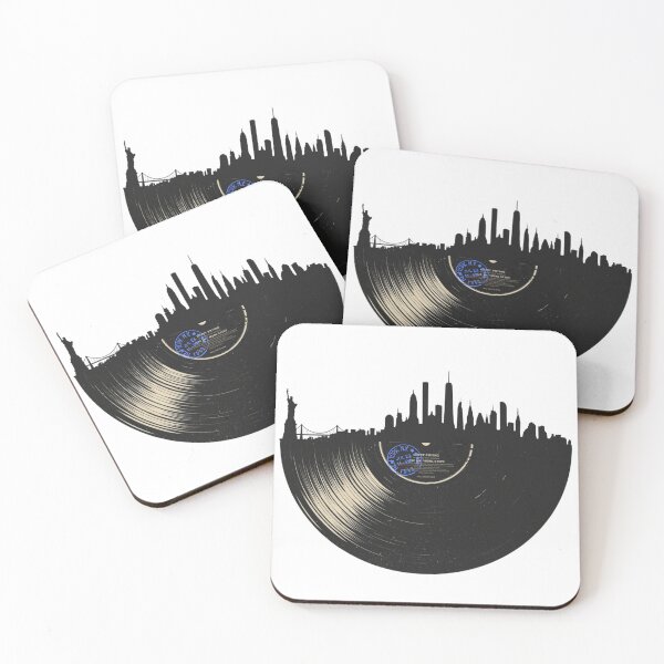 Item preview, Vintage Vinyl Record - New York Skyline designed and sold by Nacho Average Designs.
