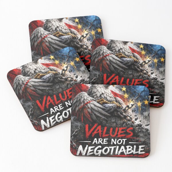 Item preview, Values Are Not Negotiable and  designed and sold by QBEE DSNG.