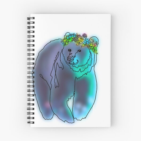 Item preview, Blue Grizz The Bear with flower Crown - animalzinhats  designed and sold by Ashley’sAnimalz.