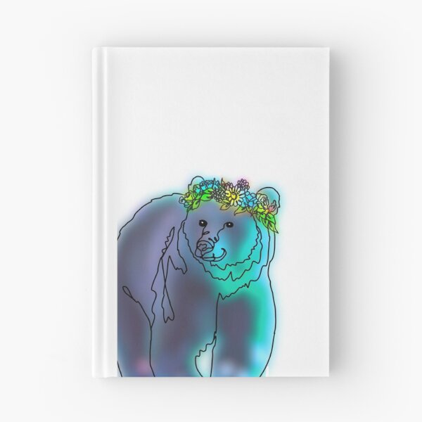 Item preview, Blue Grizz The Bear with flower Crown - animalzinhats  designed and sold by Ashley’sAnimalz.