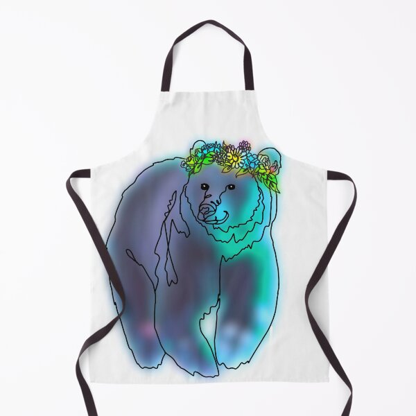 Item preview, Blue Grizz The Bear with flower Crown - animalzinhats designed and sold by Ashley’sAnimalz.