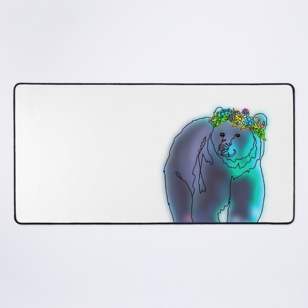 Item preview, Blue Grizz The Bear with flower Crown - animalzinhats  designed and sold by Ashley’sAnimalz.