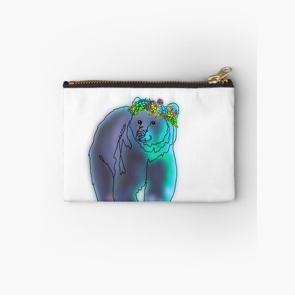 Item preview, Blue Grizz The Bear with flower Crown - animalzinhats  designed and sold by Ashley’sAnimalz.
