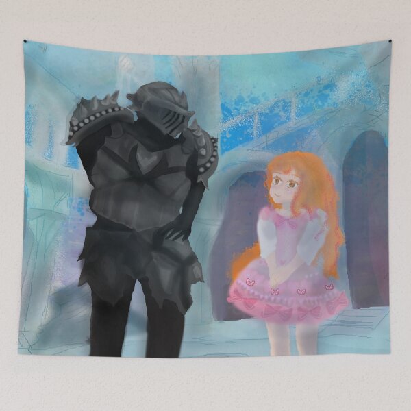 Item preview, Knight and Princess in Atlantis designed and sold by ChokoArtz.