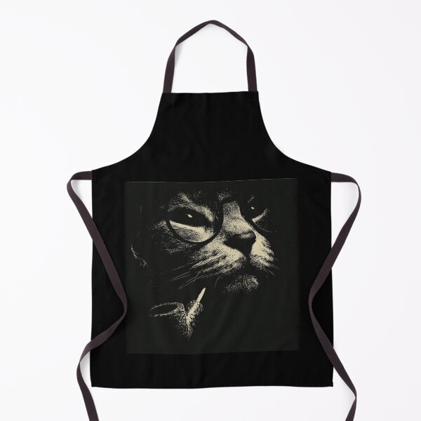 Item preview, Sophisticated Smoking Cat with Eyeglasses designed and sold by k3rstman1.