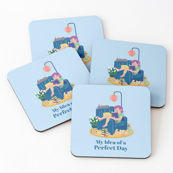 Item preview, My Idea of a Perfect Day Funny Bookworm designed and sold by Sachie's Studio.